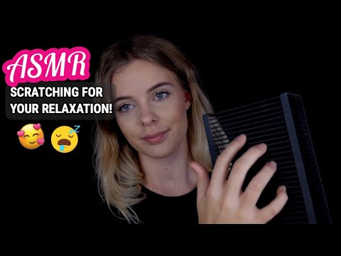 ASMR Close Up Tingly Scratching For Your Relaxation - Whispered