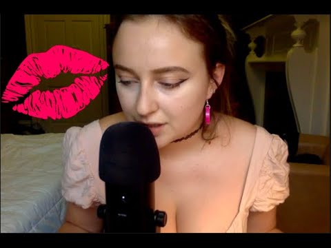 ASMR mouth sounds & inaudible whispering & tongue sounds 👄👅