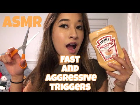 Fast And Aggressive Triggers ❤️ ASMR