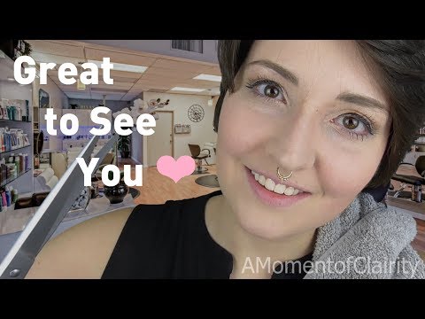 [ASMR] Does Your Hair Need Some Attention? | Haircut Sounds & Soft Speaking