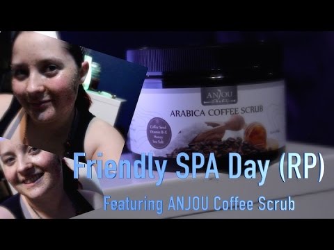 Friendly Spa Day (ASMR RP) Featuring ANJOU Coffee Scrub