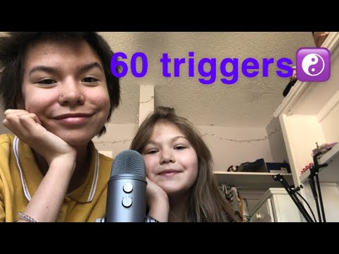 ASMR 60 triggers in 1 minute🤪💛