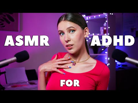 ASMR for ADHD | Ultra-Fast UNPREDICTABLE Triggers ( Mouth Sounds, Focus / Pay Attention)