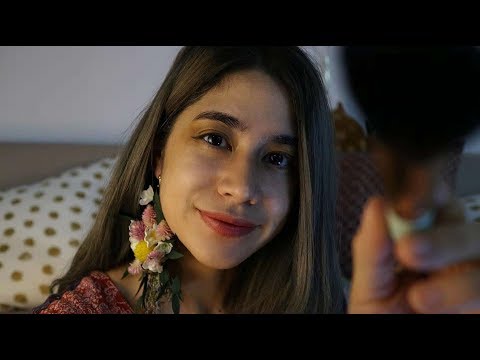 [ASMR] "Best Friend" Brushes Your Face ~