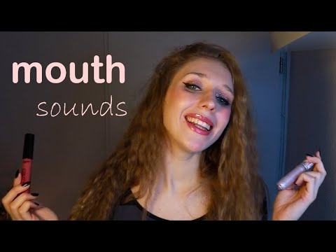 Mouth Sounds + Lipgloss Sounds 💄 [ASMR] - TkTk/ tounge clicking/ face touching