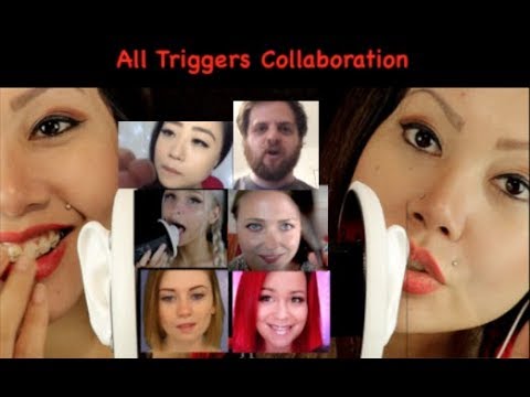 ASMR All Triggers You Need in One Video😍 Collaboration