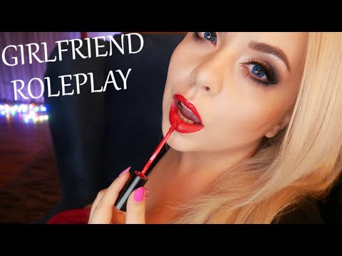 ASMR Girlfriend Showing You New Lipsticks! 💋 Soft Kisses, Whispering | 4K