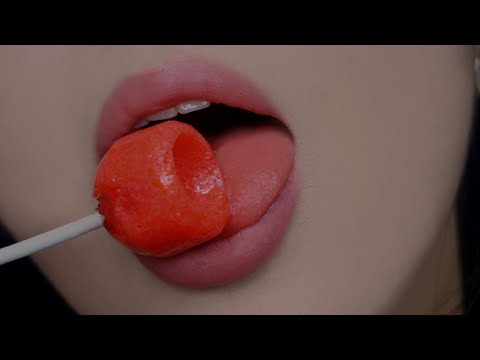 [ASMR] Mexican Lollipop Eating, Mouth Sounds (Up Close~)