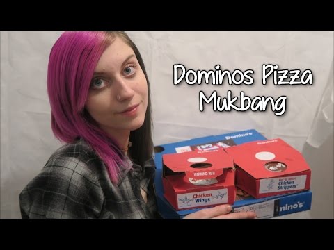 [ASMR] Dominos Pizza Mukbang!