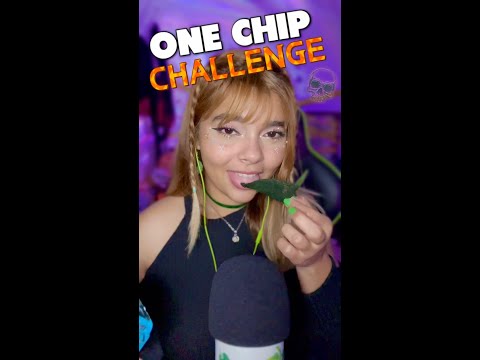 One Chip Challenge Pt. 1 W/ Danna ASMR #asmr #onechipchallenge #shorts