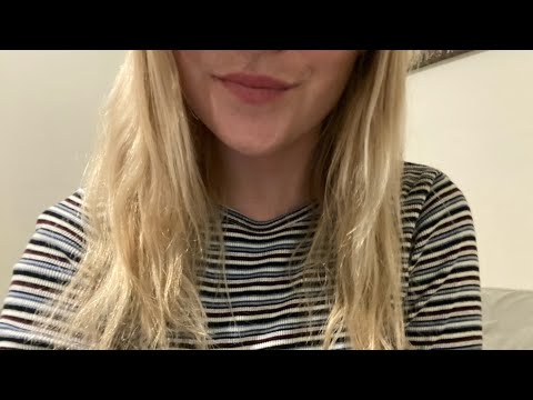 ASMR haul! (gum chewing, tapping, scratching)