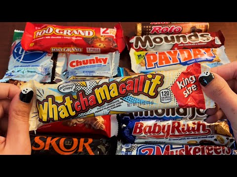 АСМР | Пробуем Американские Шоколадные Конфеты и Сладости 🍫🇺🇸 | Звуки Еды, Шёпот, Итинг