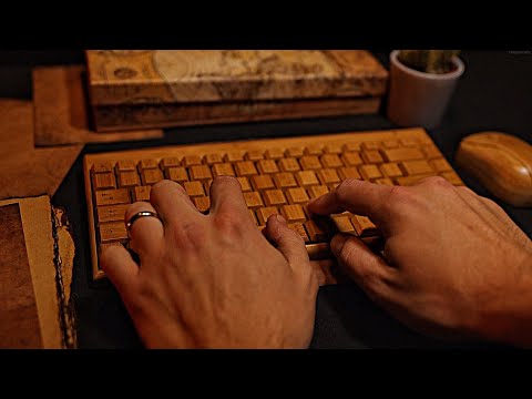 [ASMR] Your FAVOURITE Triggers | Wooden Keyboard (2 Hours)