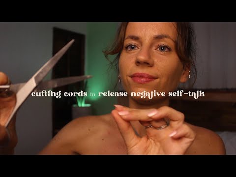 ASMR REIKI deep energetic cleanse to release negative self talk | cord cutting, hand movements
