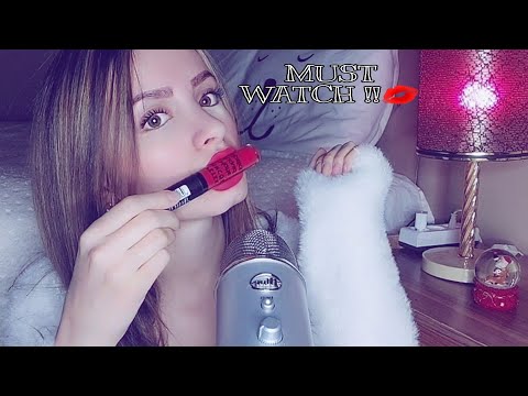 ASMR Soft Lipstick Nibbling 👅 REQUESTED 💜