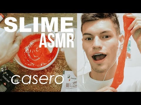 ASMR Español ☺️ Hice Slime y este fue el resultado (Sonido con Slime) vídeo satisfactorio