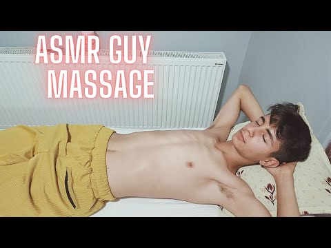 ASMR TURKISH GUY SLEEP MASSAGE-Asmr chest,leg,abdominal,leg,massage