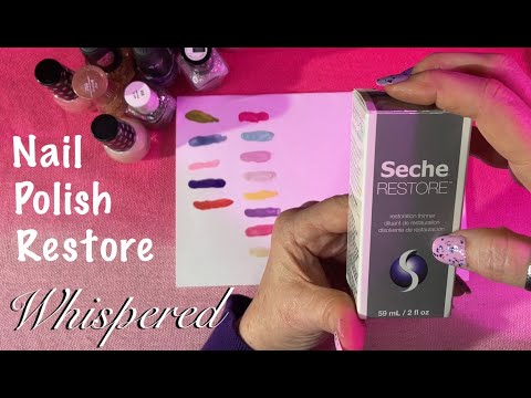 ASMR Nail Polish Restore & Repair (Whispered) No talking version can be found in descriptions.
