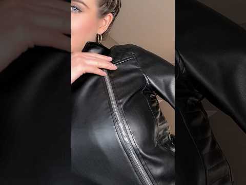 Leather zip time, ASMR! Order your special ASMR with your fav triggers! #asmr #leatherasmr