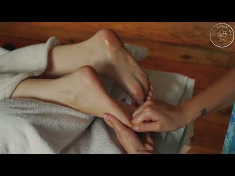 👣 Tranquil Feet Massage Journey ASMR Relaxation with Olive 👣