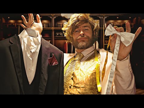 [ASMR] Vainglorious Tailor Fitting You (for a party)