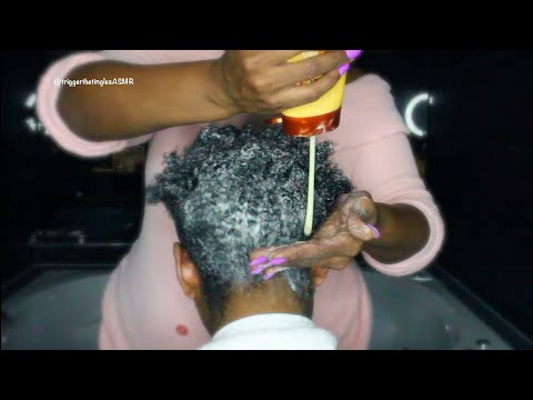 ASMR Afro Kinky Hair Moisturize & Condition