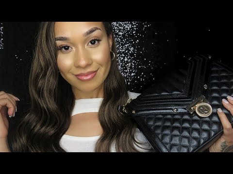 ASMR What's In My Bag? (Relaxing Whispers & Tapping)