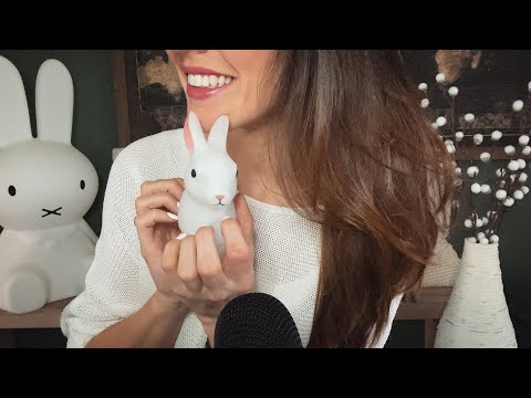 ASMR - Fast Tapping on White Items - No Talking - 20 White Triggers