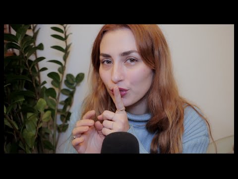 ASMR ~ (Un)Intelligible & Cupped Whispers! 🤭 Ramble & Secret Message ⚬ Mouth & Kiss Sounds  ⚬