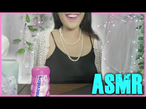 ASMR Role Play Hotel Check In Typing Sounds, ⭐️Gum Chewing Whispering [Sassy]♡🏨