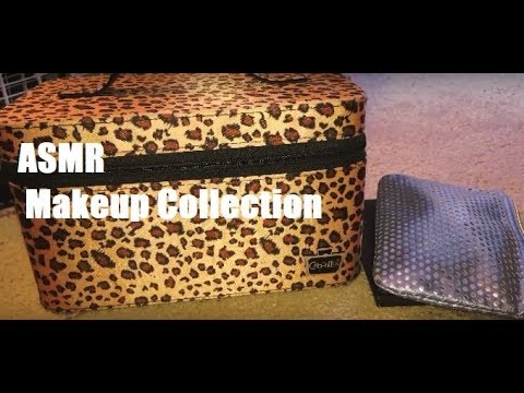 ASMR Showing you my Makeup Collection (Soft Spoken, & Tapping.)