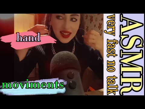 ASMR fast hand moviments, hand sounds. Scratching my accessories. No Talking