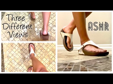 ASMR Walking in Slippers/Flip-Flops/Sandals