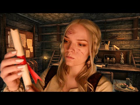 A Contract for the Dark Brotherhood 💀 Skyrim ASMR Roleplay (fabric & paper sounds)