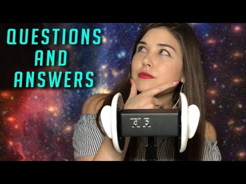 3DIO ASMR - Q&A Video About Me! (Thank You for 10k Subs)