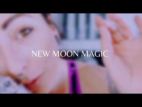 ASMR | NEW MOON MEDITATION 🌛 Close Personal Attention | Reiki | Lunar Cycle Magic