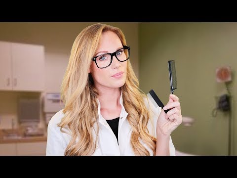 ASMR Lice Check Scalp Exam @ Doctor Clarck ( personal attention rp)