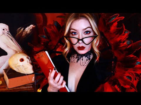 ASMR Vampire SUCKS The Answers Out Of You🩸asking you questions to be a familiar🩸