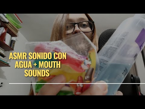 ASMR | SONIDOS MASTICANDO GOMITAS + SONIDOS CON AGUA