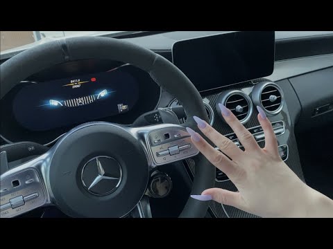 ASMR | Car tapping and scratching in MERCEDES C63 AMG⚡️