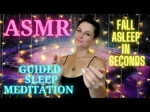 ASMR Fall Asleep in SECONDS ~ Guided Meditation For Sleep and COMPLETE Body Relaxation Reiki