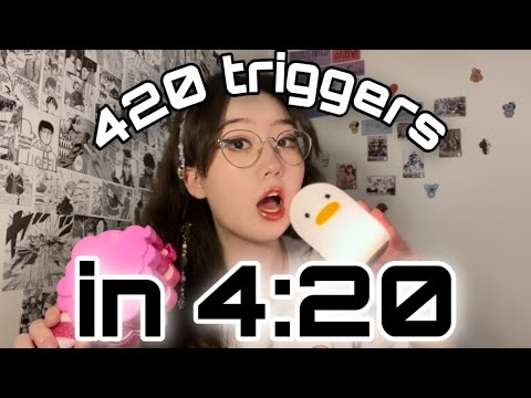 ASMR 420 TRIGGERS in 4:20 ✨Fast & Aggressive for ADHD w/ NONSTOP TINGLES