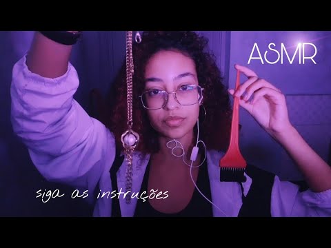 ASMR | SIGA AS MINHAS INSTRUÇÕES (follow my instructions)