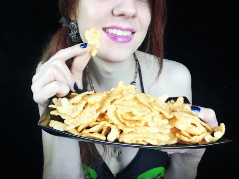 ASMR | POMBÄR KETCHUP STYLE | CRUNCHY POTATO SNACK (No Talking) | Eating Sounds