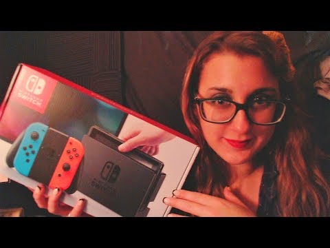 ASMR Nintendo Switch - Tapping, Crinkles, Controller Sounds