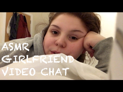 ASMR Girlfriend Video Chat - American Accent - Whispering - Rambling