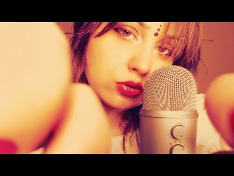 ASMR Hand movements🖐 & mouthsounds👄💤 (w/ FX)🎧