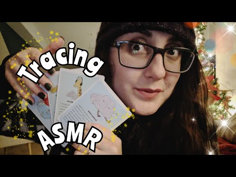 Tracing, Repeating Words, Tingly Whisper on Affirmation Cards ASMR