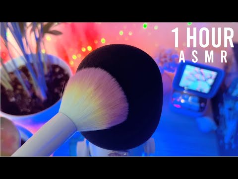 ASMR Fast and Aggressive Foam Mic Brushing [1 HOUR] | NO TALKING (looped)