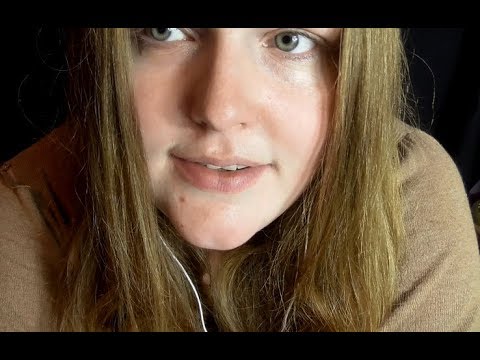 ASMR Ear To Ear Close Up Whisper With Ear Massage And Ear Cleaning, Mouth Sounds, Eating Sounds.